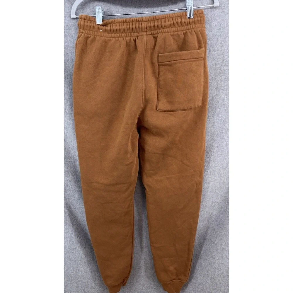 Nike Air Jordan Essential Fleece Mens Small Joggers Sweatpants Brown FJ7779-211